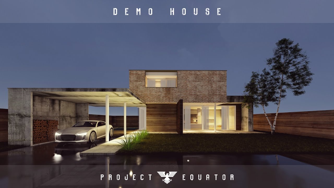 Lumion 6 Rendering Tutorials #24 - DEMO HOUSE