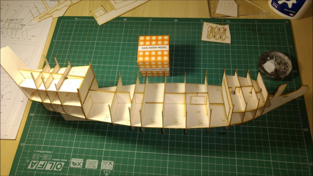 Perola Negra Piratas do Caribe Paper Model. Parte 1