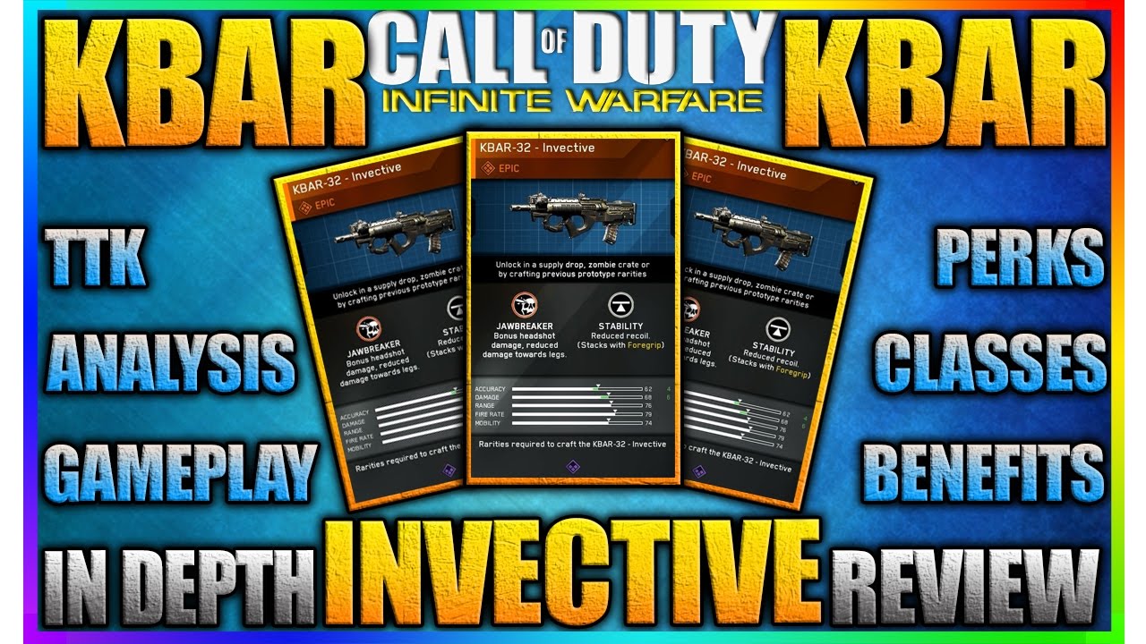 KBAR - INVECTIVE Epic Variant Review Infinite Warfare