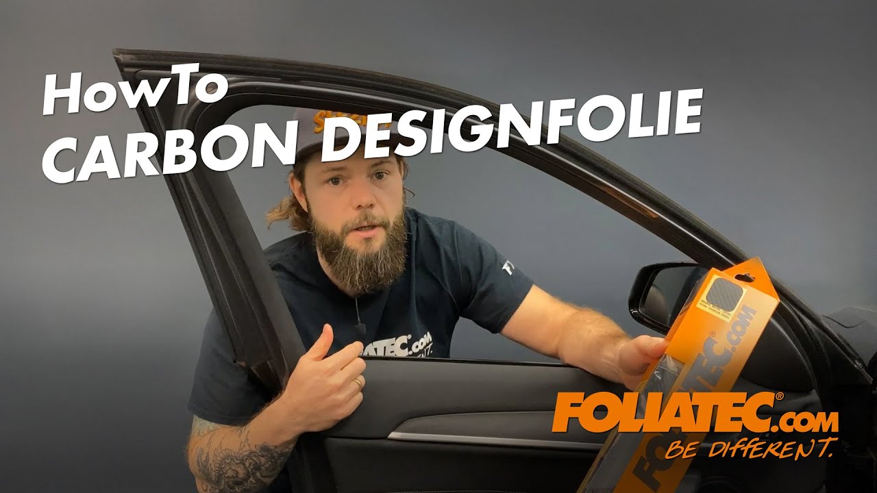 HowTo - Zierleisten folieren in Carbon - FOLIATEC.com