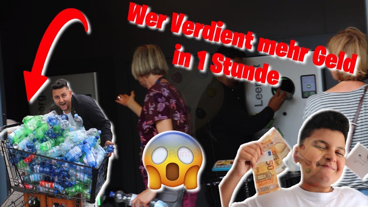 😱 Wer VERDIENT mehr GELD in 1 STUNDE ?// Challenge
