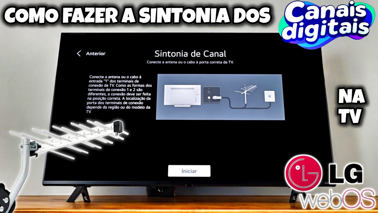 COMO SINTONIZAR OS CANAIS NA TV LG WEBOS | 2025