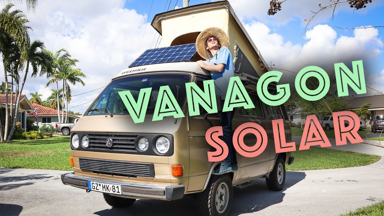 Vanagon 100 watt Solar Panel install