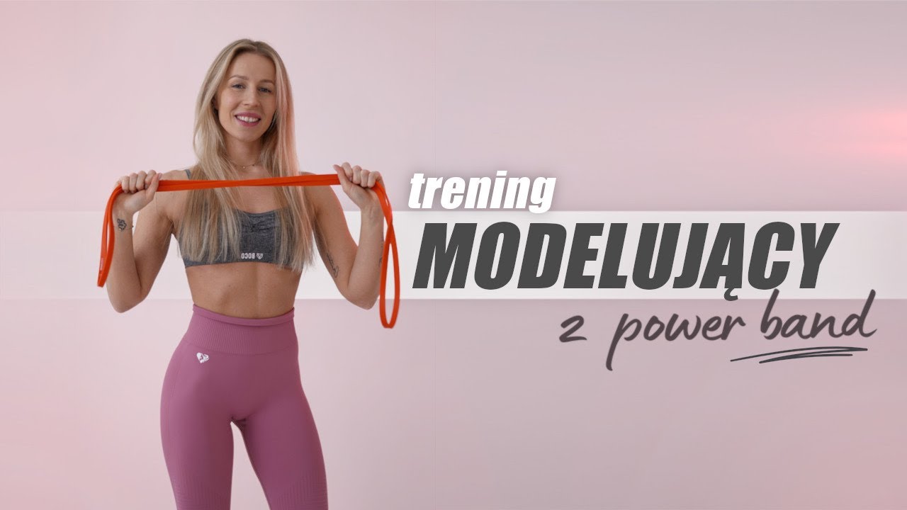 TRENING Z POWER BAND NA CAŁE CIAŁO DLA KOBIET | 45 MIN | ĆWICZENIA W DOMU Z GUMAMI | Agata Zając