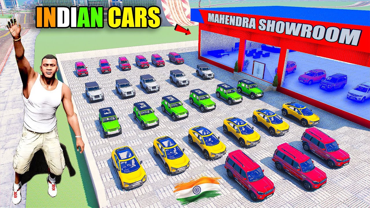 Franklin & Shinchan Open Mahendra Car Showroom in Indian Bike Driving 3D
