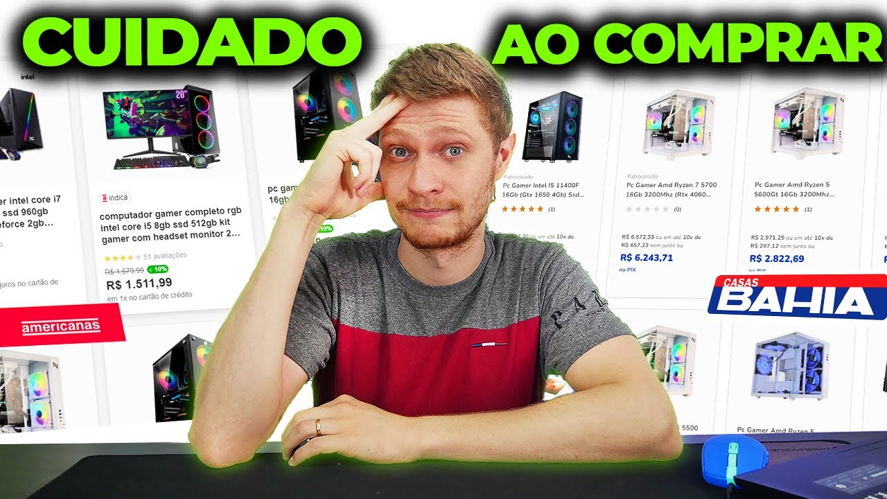 CUIDADO AO COMPRAR PC GAMER NESSAS LOJAS, SAIBA AVALIAR PARA N&Atilde;O SER ENGANADO