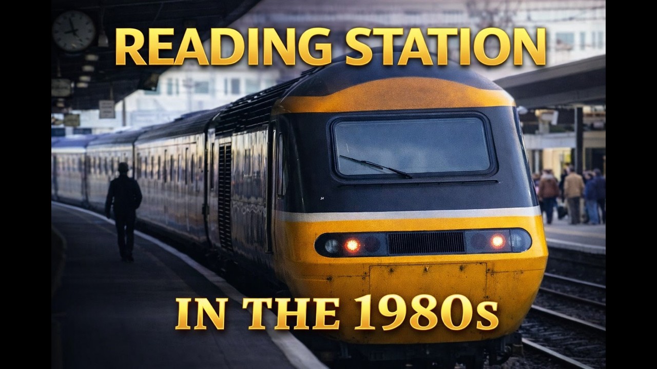A Day at Reading Station &ndash; April 1987 | HSTs, Diesel Trains & 80s Railway Life