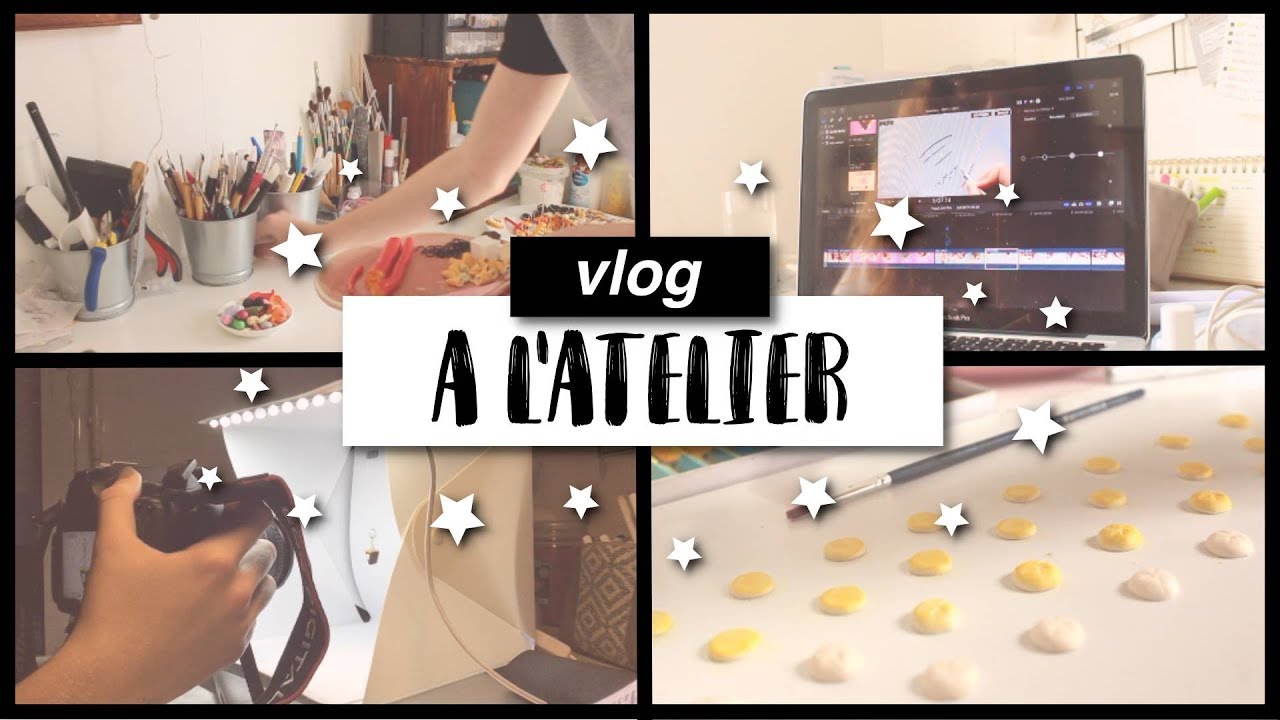 [VLOG À L'ATELIER #1] FIMO, TOURNAGE, PHOTO, COMMANDES....