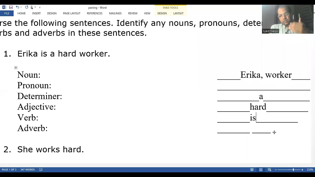 Parsing in English (BG-32) by NAWED NAQVI
