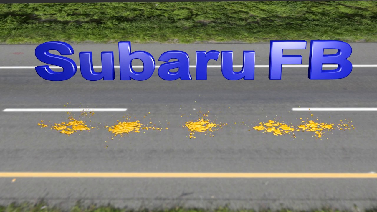 Расход масла в двигателе Subaru FB