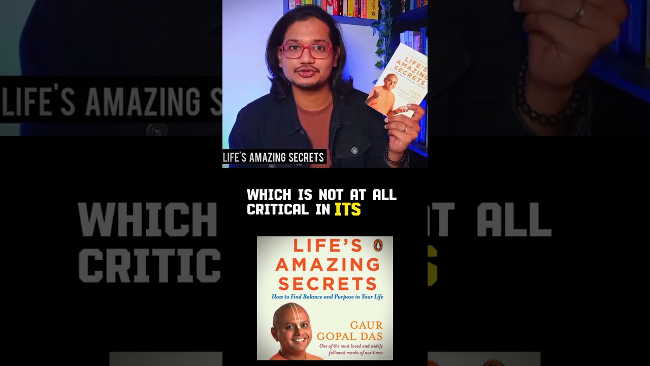 📖🌟 Unveiling Life's Amazing Secrets by Gaur Gopal Das! 😇 #BookReview #GaurGopalDas