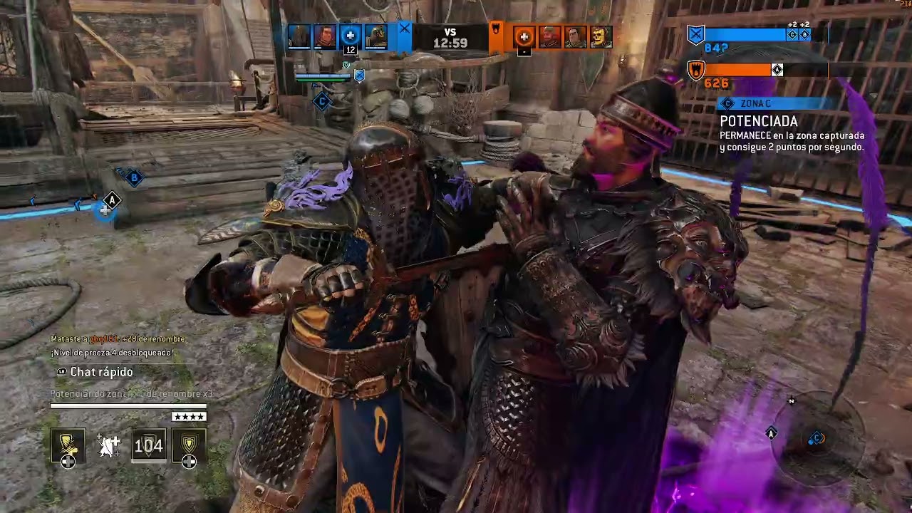 PC | Partida casuales con PJ Black Prior | FOR HONOR | #4