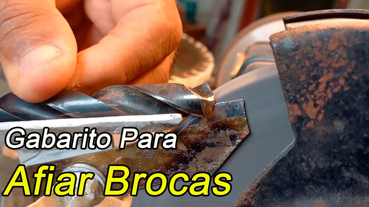Gabarito de afiar Brocas Caseiro.