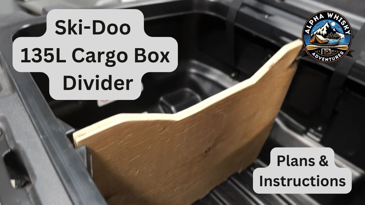 Make the Ski-Doo 135L Linq cargo box divider with instructions
