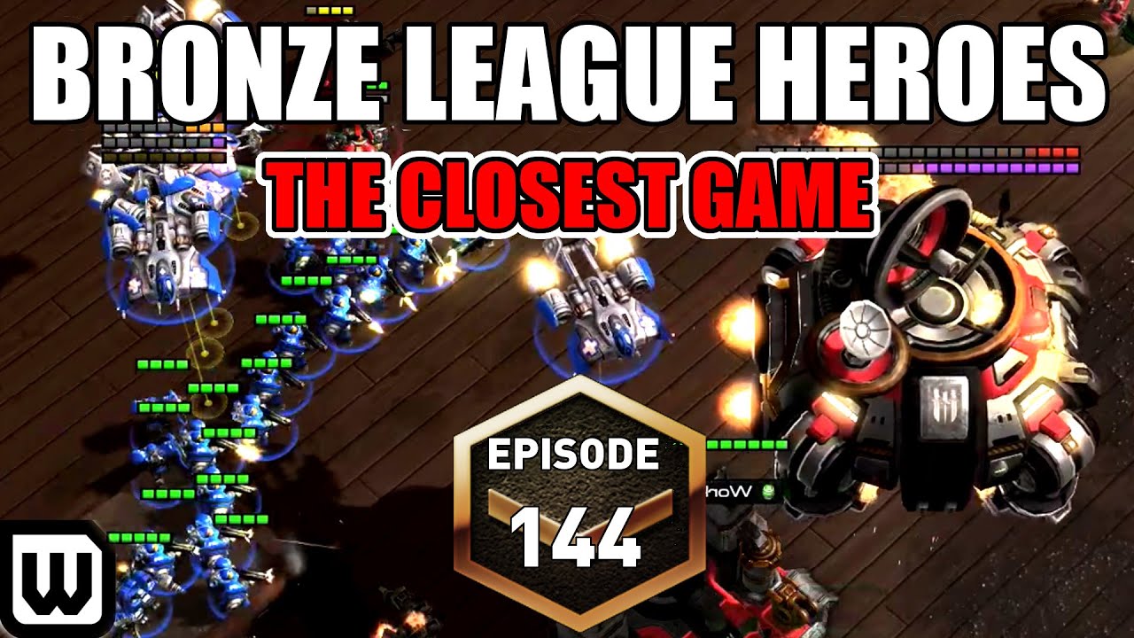 BRONZE LEAGUE HEROES #144 | The Closest Game in Starcraft History - Yoda vs IamNegan