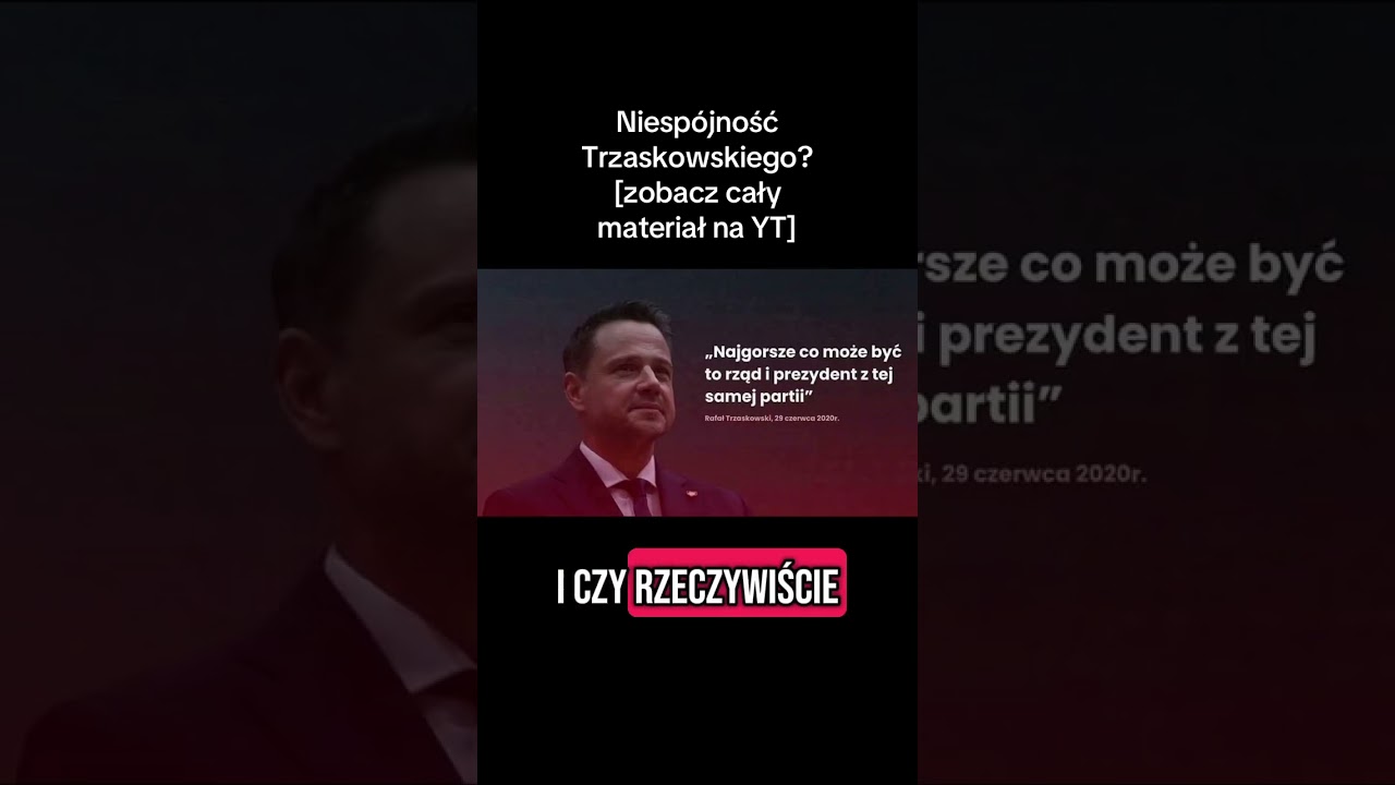 Ad hominem dot. Trzaskowskiego