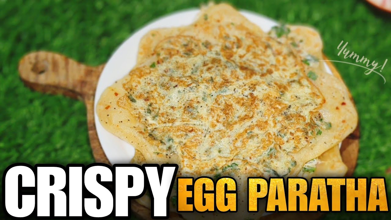 Crispy egg paratha recipe/ street style egg paratha recipe /healthy majedaar breakfast recipes ♥️