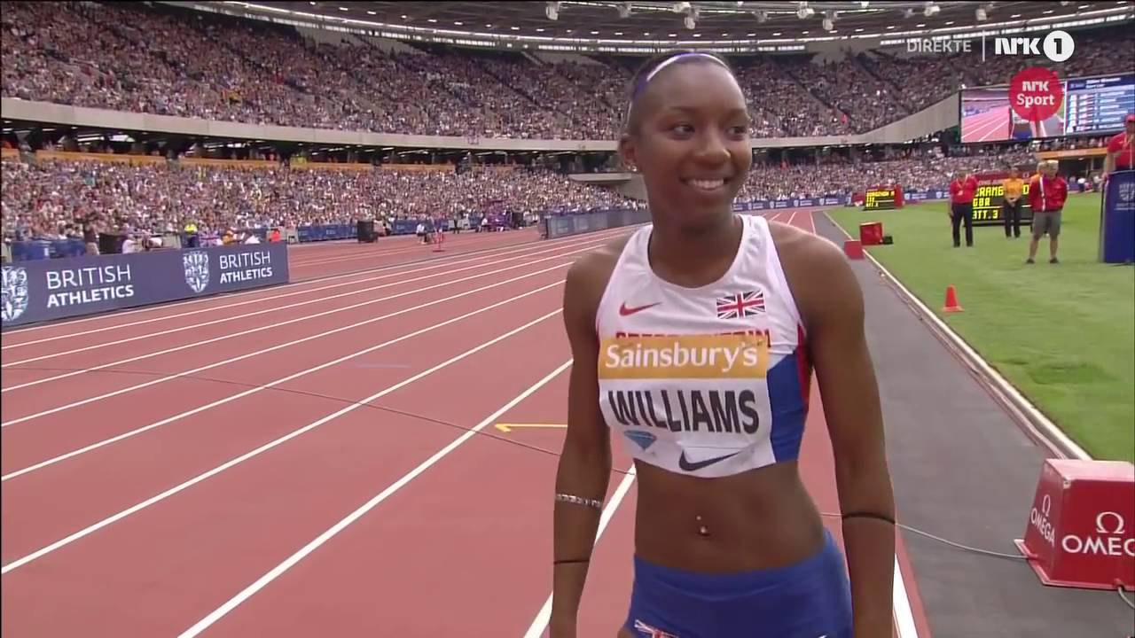 227 200m Elaine Thompson beats Tori Bowie DL London 2015 HD