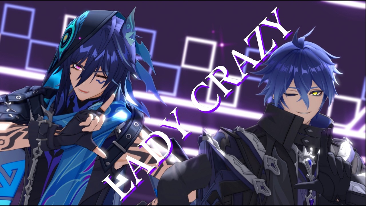 FULL【原神 Genshin Impact MMD】『LADY CRAZY』フリンズ Flins オロルン Ororon 踊ってみた