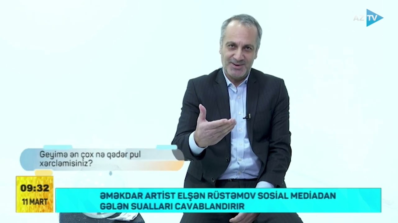 Sualın var rubrikasında qonaq olan Elşən Rüstəmov pulu bitəndə nə edir?
