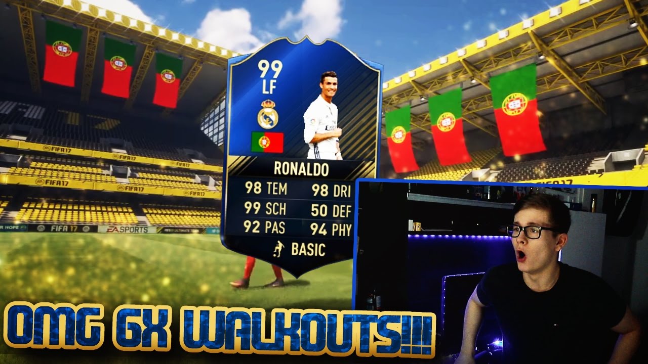 FIFA 17: TOTY PACK OPENING! OMFG 6x WALKOUTS! 😱 (DEUTSCH) - ULTIMATE TEAM - TEAM OF THE YEAR!
