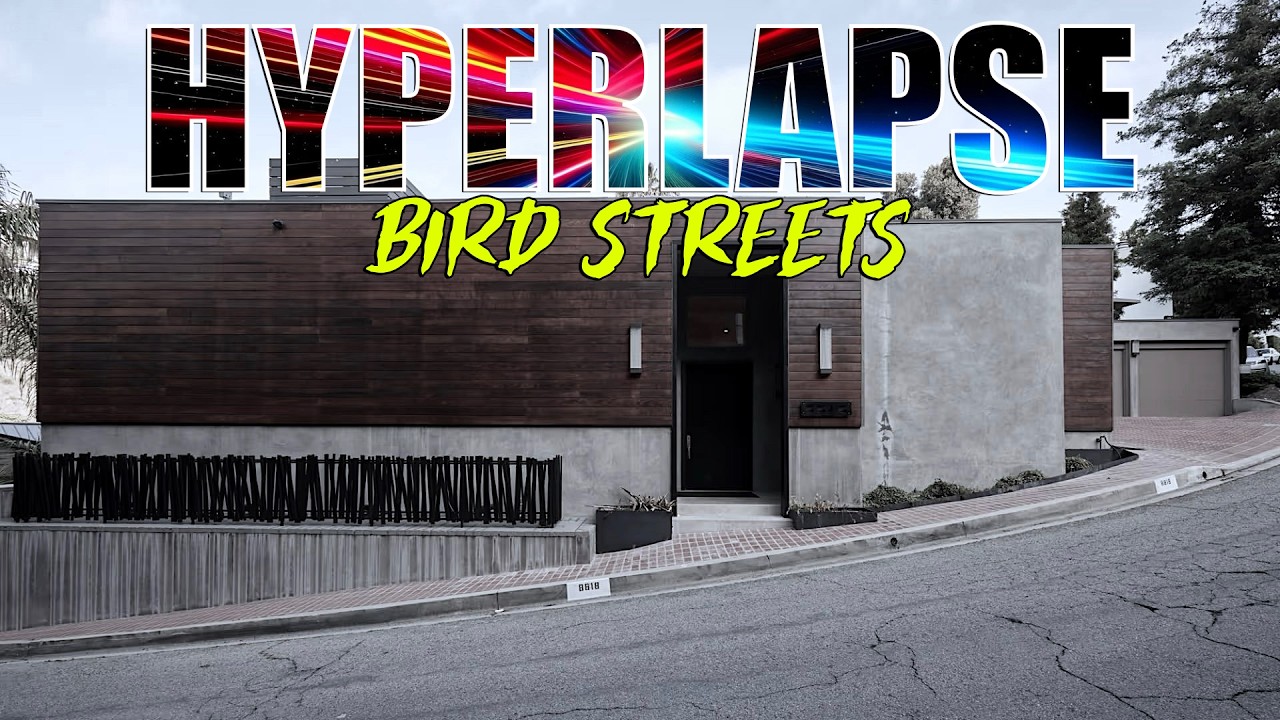 Hyperlapse Los Angeles: Hollywood Hills Bird Streets