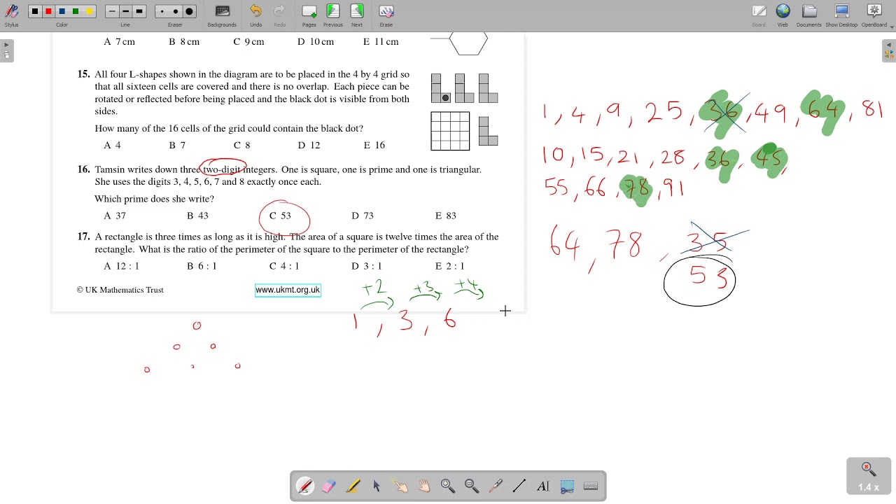 JMC 2019 Part 2 [Questions 16-20]