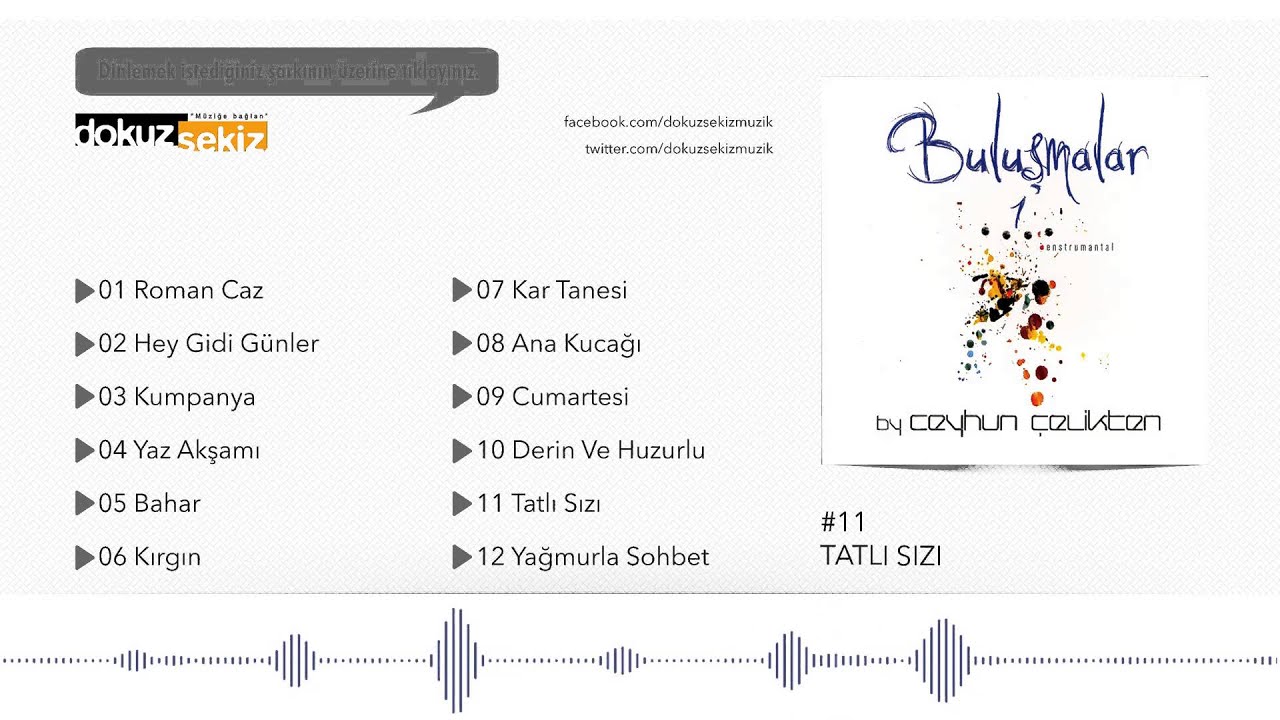 Ceyhun Çelikten - Tatlı Sızı (Official Audio) (Enstrümantal)