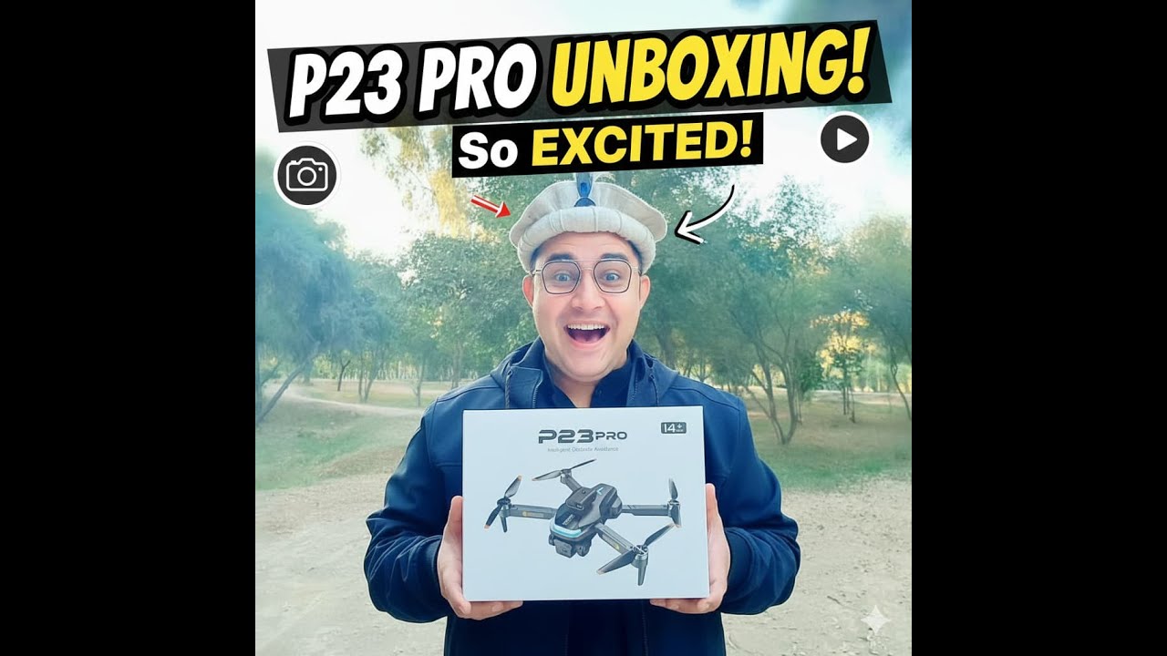 P23 Pro Drone With Dual Camera | Unboxing & Review | RC Drone With camera