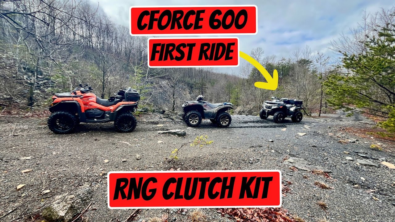 CFORCE 600 FIRST RIDE | AFTER INSTALLING RNG CLUTCH KIT 🔥😱