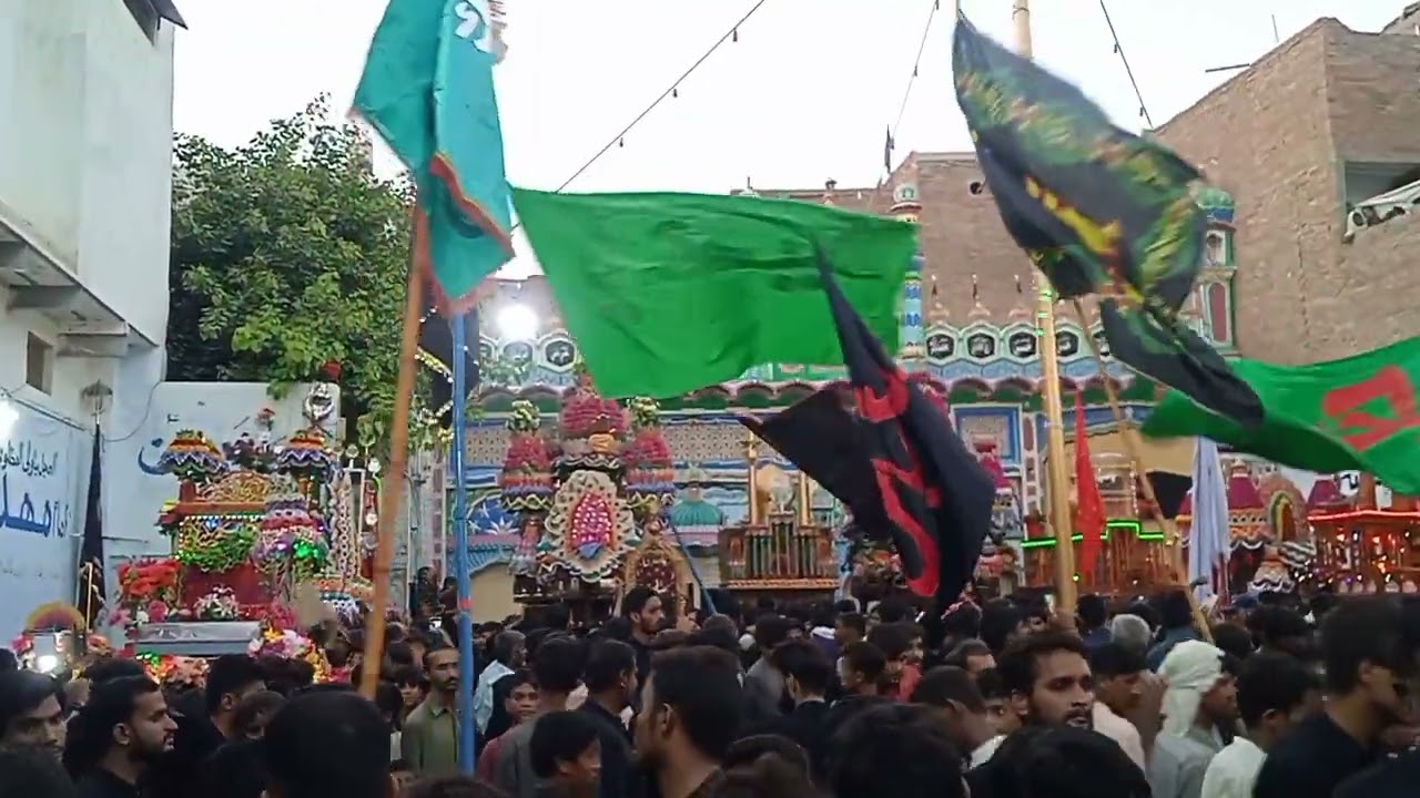 Shikarpur chellam All juloos at imambargah Karbala mola ravana All taziya Shikarpur Sindh
