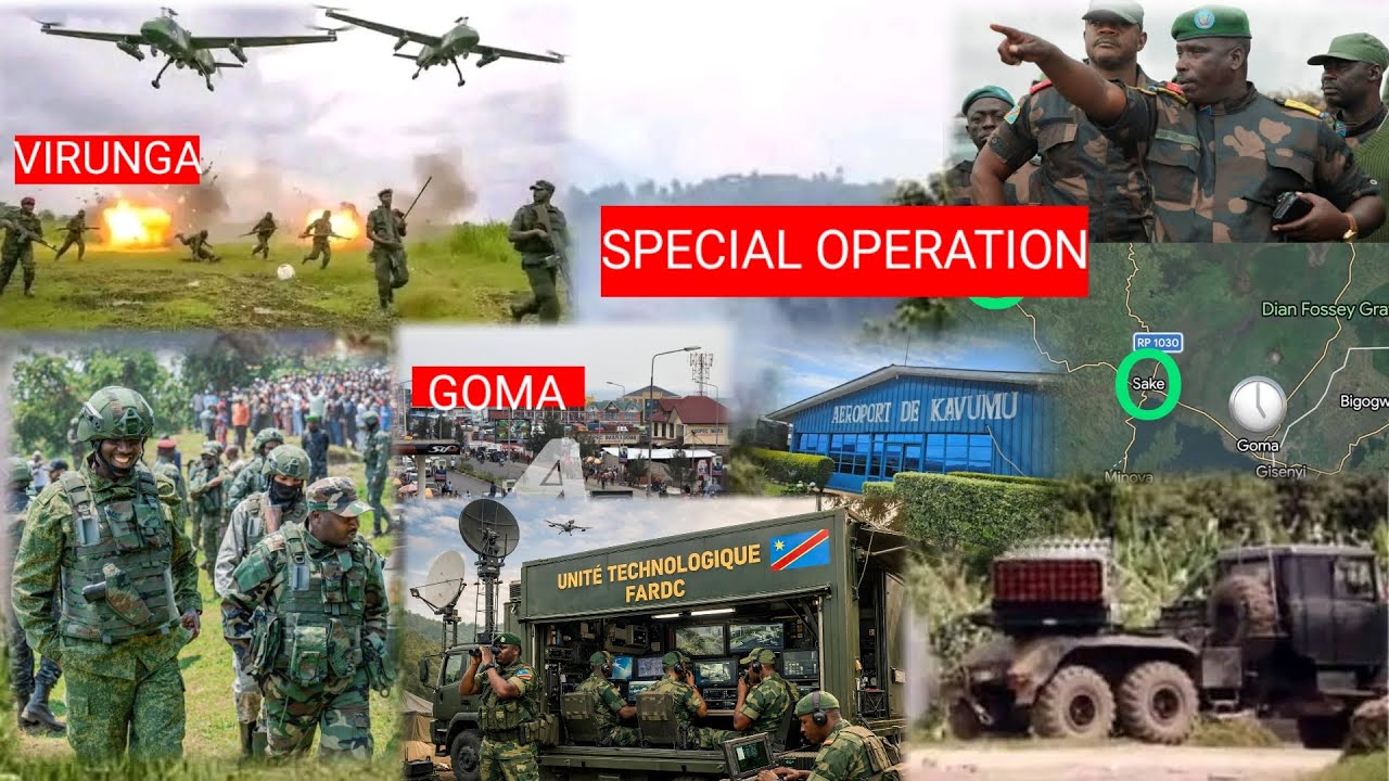 AKAKANYA GOMA LE 17/03/2026 HAVUMBUWE SPECIAL FORCE ZA FARDC IMIRWANO MURI VIRUNGA-KAVUMU - UVIRA