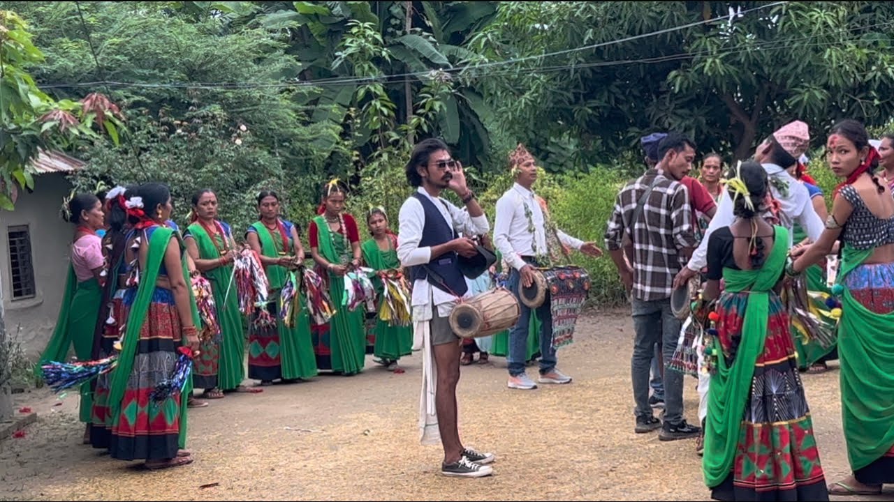 Tharu Sakhiya Dance|| Bhada Home stay