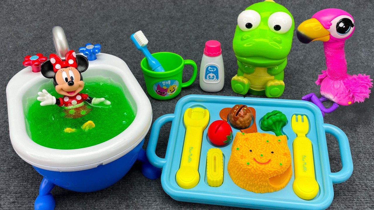 Satisfying Unboxing Pororo Table Food Toys 🍽️ 뽀로로 식사놀이 장난감 놀이 | Gecko's Unboxing