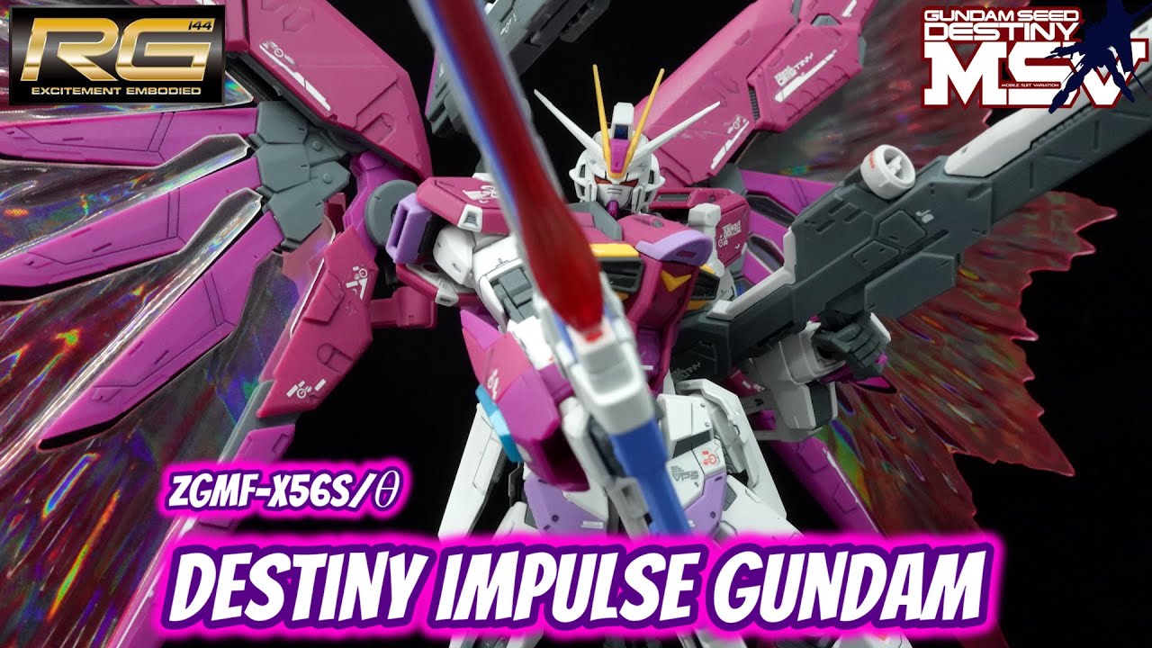 P-Bandai RG Destiny Impulse Gundam Review | Gundam Seed Destiny MSV