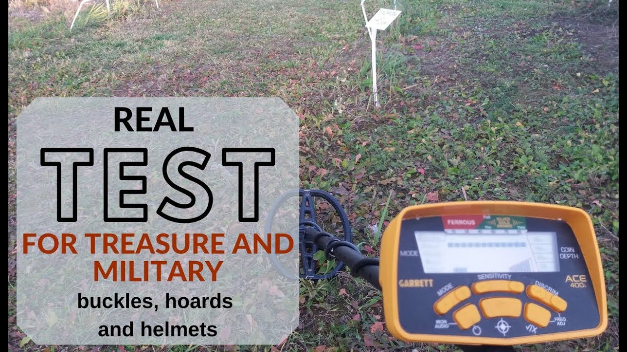 Garrett Ace 400i - large targets TEST
