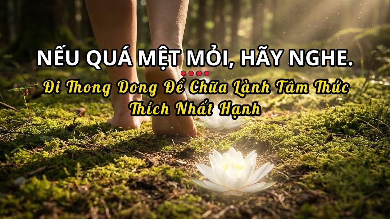 NẾU QUÁ MỆT MỎI-HÃY NGHE | Đi Thong Dong Để Chữa Lành Tâm Thức | Thiền Sư Thích Nhất Hạnh