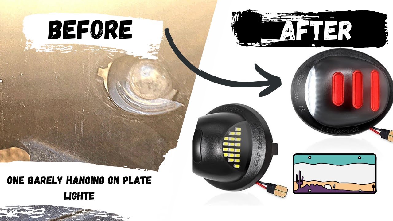 2004 Ford Ranger License plate light replacement