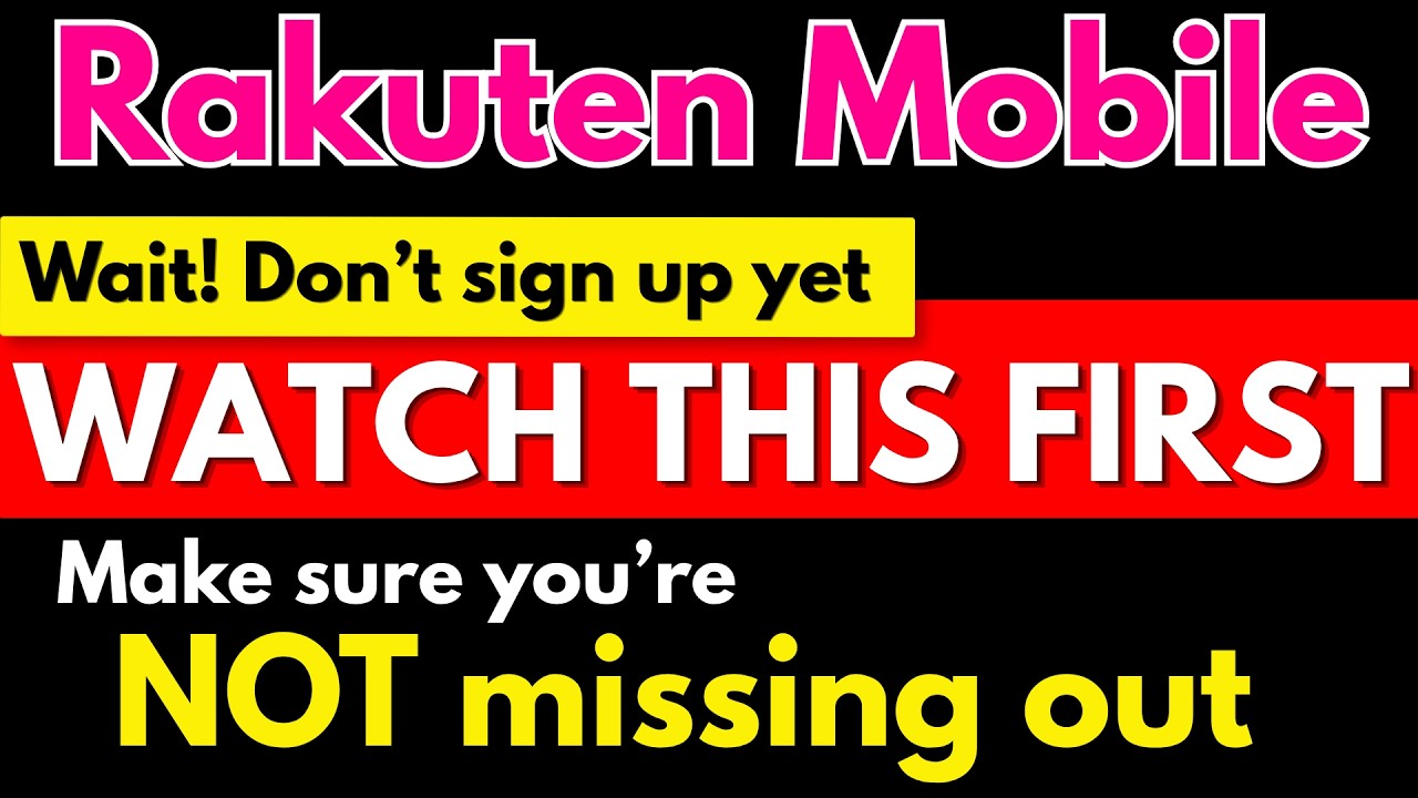 Don&rsquo;t Sign Up for Rakuten Mobile Until You&rsquo;ve Watched This (2026)
