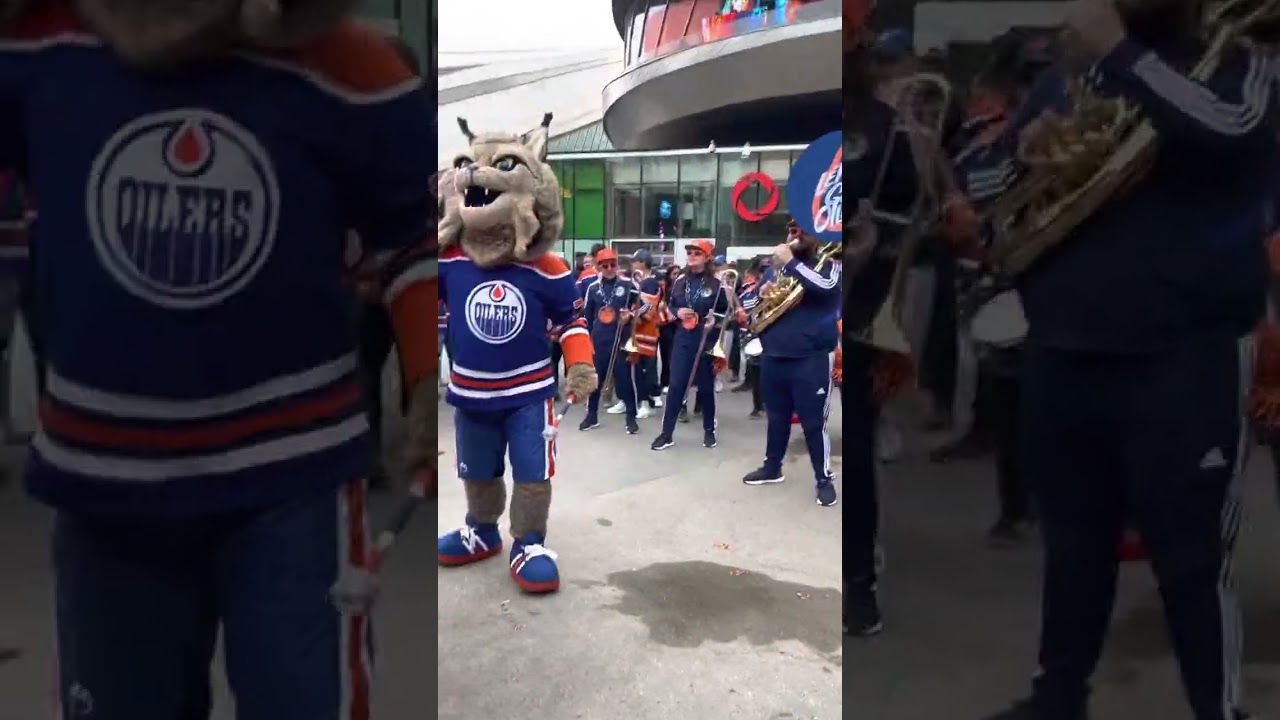 Game 5 Edmonton Oilers Beat LA Kings 6-3 Oilers Party See Oilers Mascot Hunter #72🏆🥇🏆🥇🎉🎊👍🏼