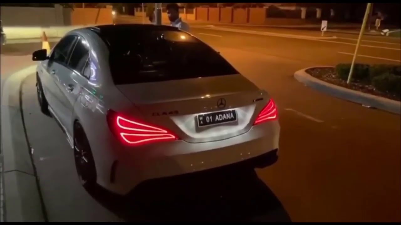 Mercedes Benz CLA 45 AMG exhaust crack bang pop crackle launch compilation
