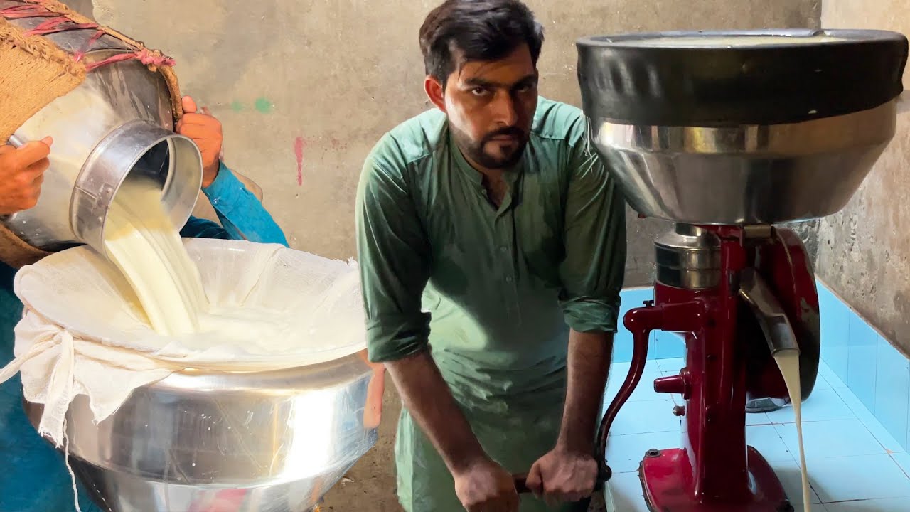 How to Make Fresh Cream from Milk | Fresh Cream Making Process | Commercial Fresh Cream | Milk Cream