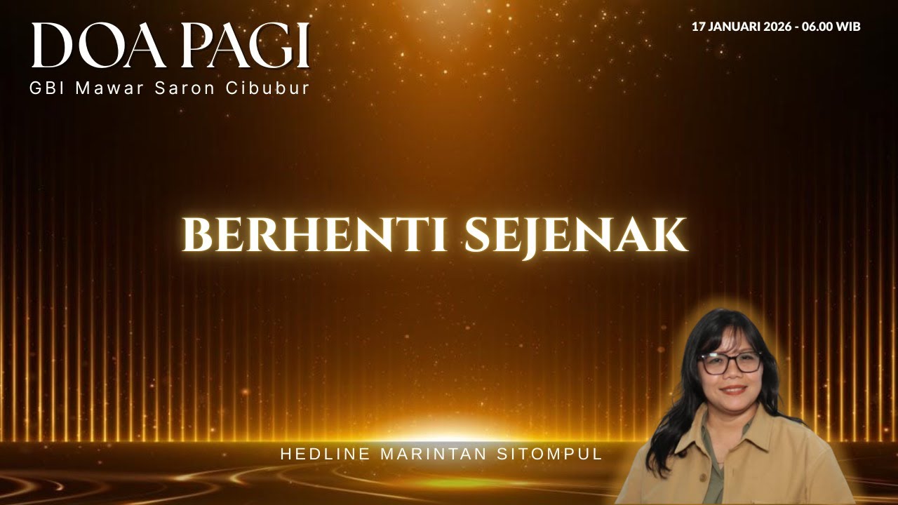 Berhenti Sejenak | Headline Marintan Sitompul