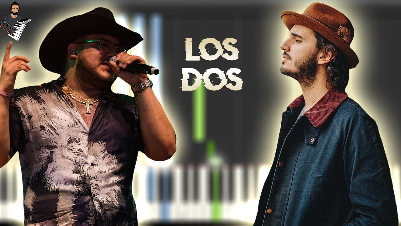 Grupo Frontera ft. Morat - LOS DOS | Instrumental Piano Tutorial / Partitura / Karaoke / MIDI