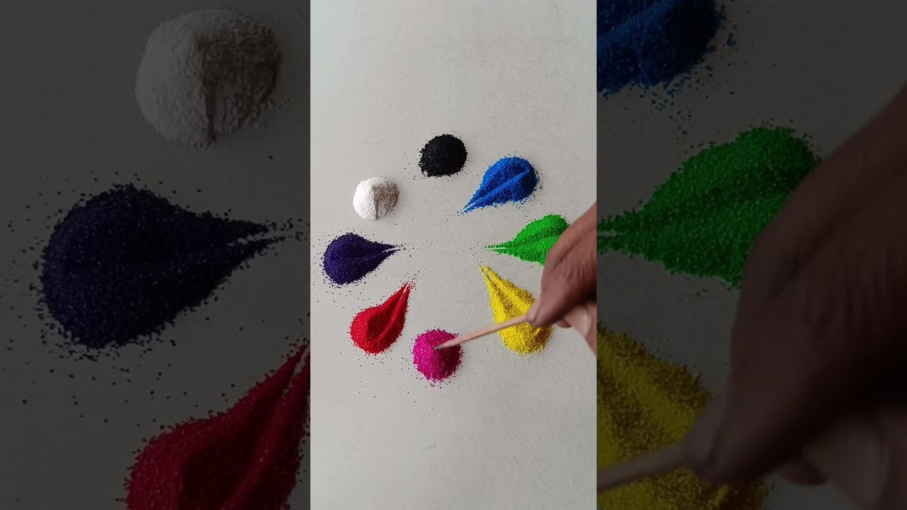 simple Rangoli, satisfying rangoli, Easy rangsatisfying 