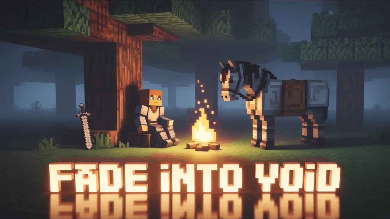 FADE INTO VOID | An Hour of Minecraft Ambience for Sleep & Deep Focus | Peaceful Minecraft Walk