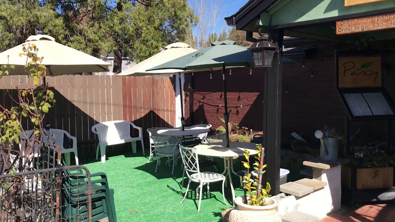 Panoy Bistro Cuisine outdoor dining area.  