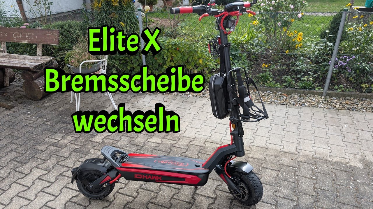 IO Hawk Elite X 2.0 Bremsscheiben wechseln 