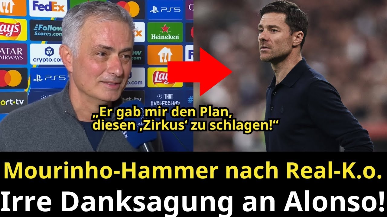 Unfassbar! Warum Mourinho nach dem Sieg Xabi Alonso dankt