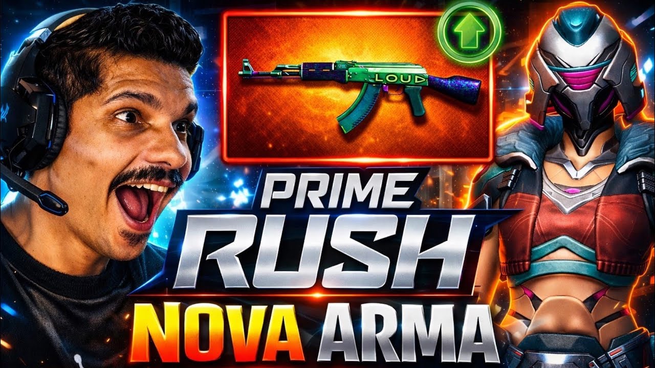 O PLAYHARD TRANSFORMOU A AK NA MELHOR ARMA DO PRIME RUSH NESSA ATUALIZAÇÃO 